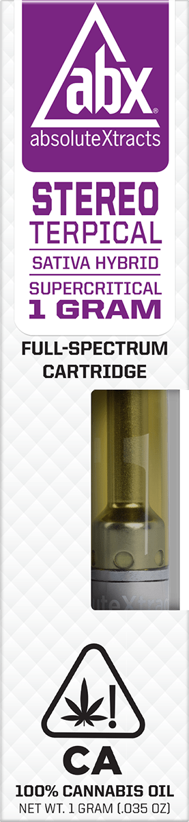 ABX | Product: Full-Spectrum Vape Cartridge, Stereoterpical