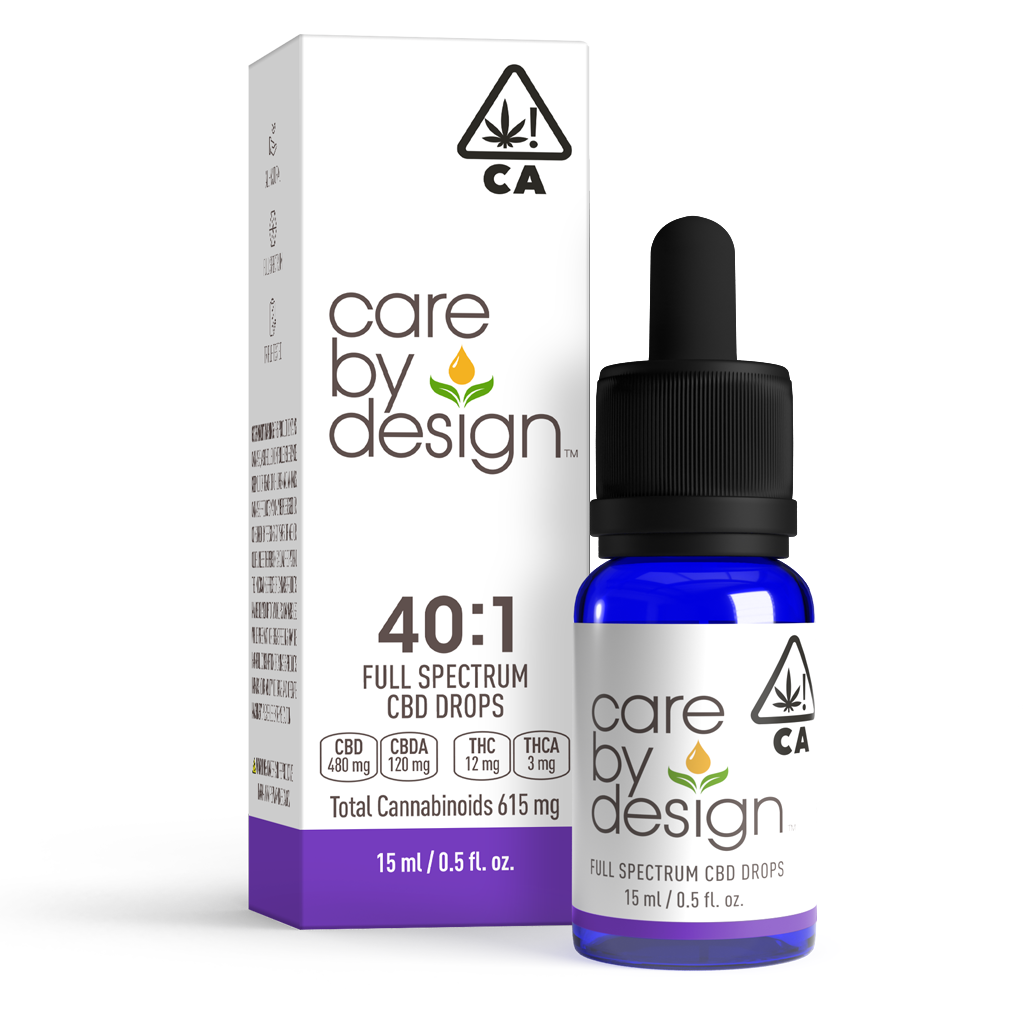 Our newest, and most relaxing ratio. The 40:1 drops are made for all.  Containing the most high-quality CBD on the market, it features minor cannabinoids such as CBDa and THCa, a careful selection of terpenes, and a small amount of THC, this ratio is great for relieving occasional stress, promoting overall wellness, and daytime use. These drops are specifically designed for those who are new to cannabis or are novice users seeking strong CBD relief.   Because there is little to no psychoactivity, the 40:1 i