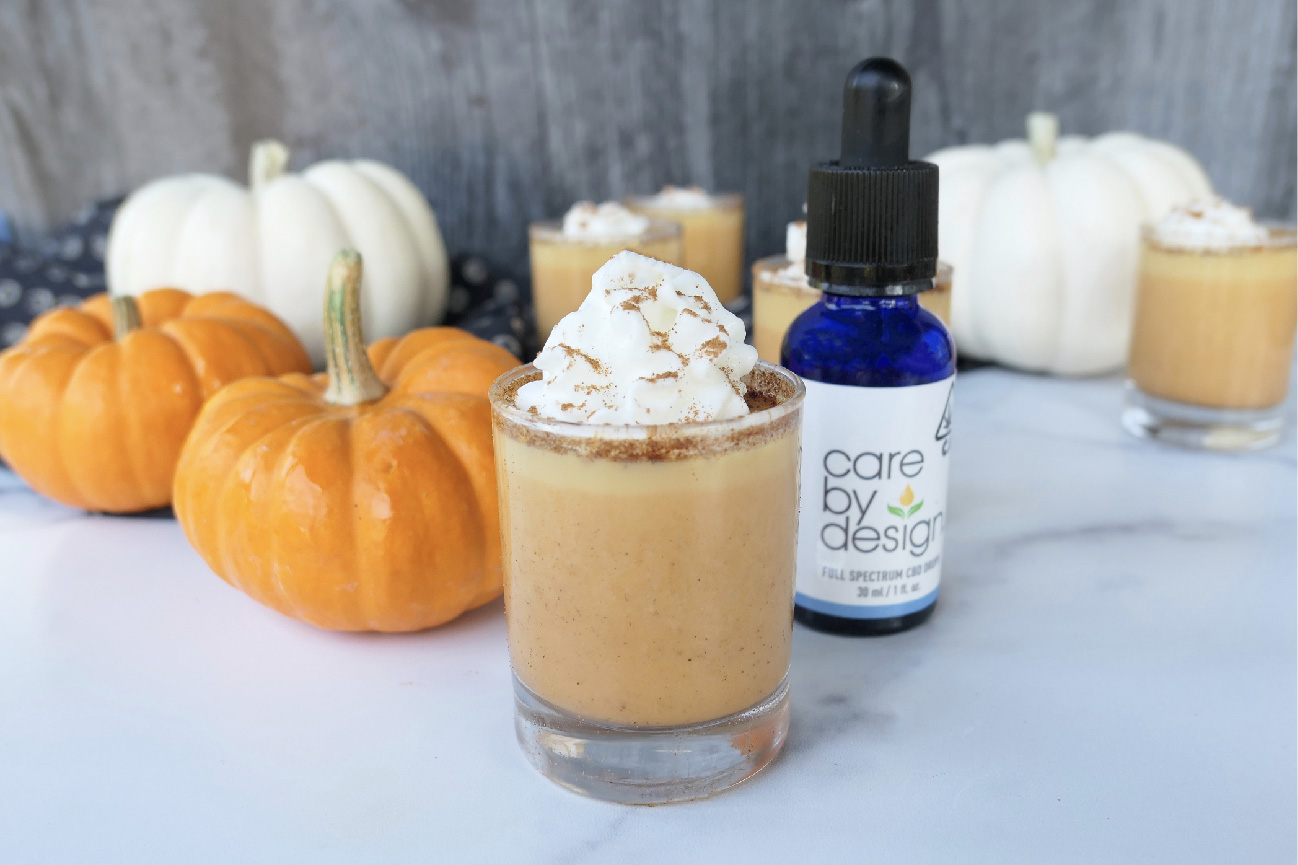 CBD Pumkin Pie Pudding Shot