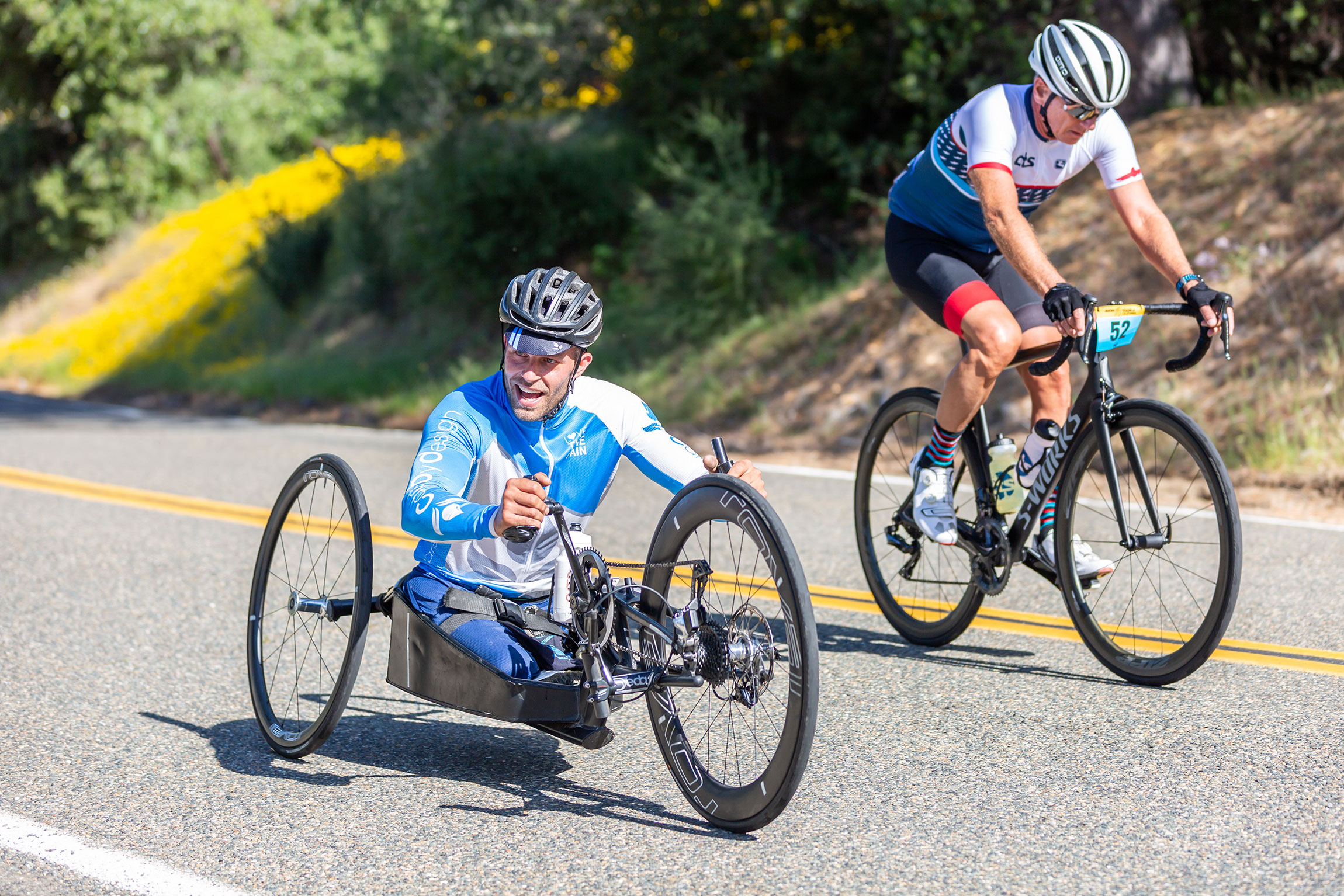 Photo of Andre Kajlich on in bike race