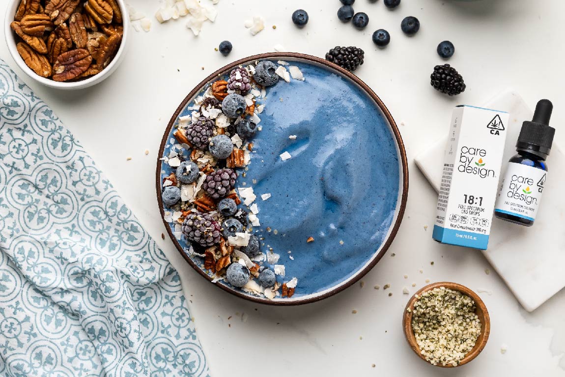 Blue CBD Smoothie