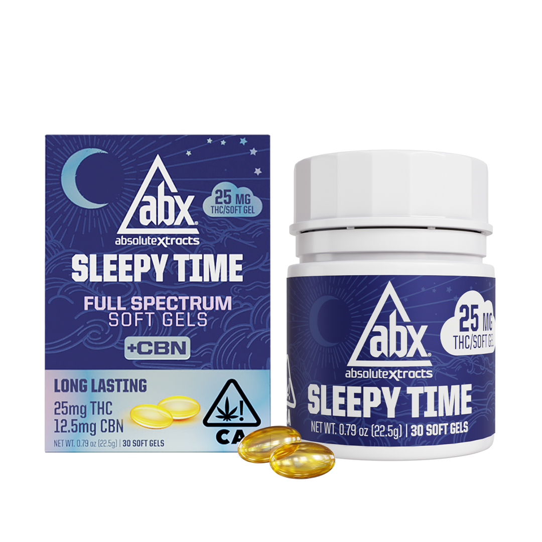 Abx Product Sleepy Time Solventless Cbn Soft Gels 25mg