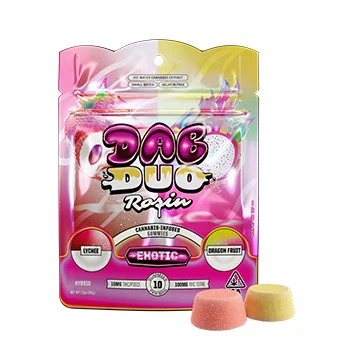 Dab Duo Rosin Gummies Exotic (Lychee & Dragon Fruit)