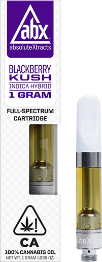 Full-Spectrum Vape Cartridge, Blackberry Kush