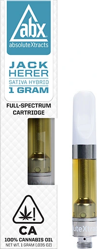 Full-Spectrum Vape Cartridge, Jack Herer