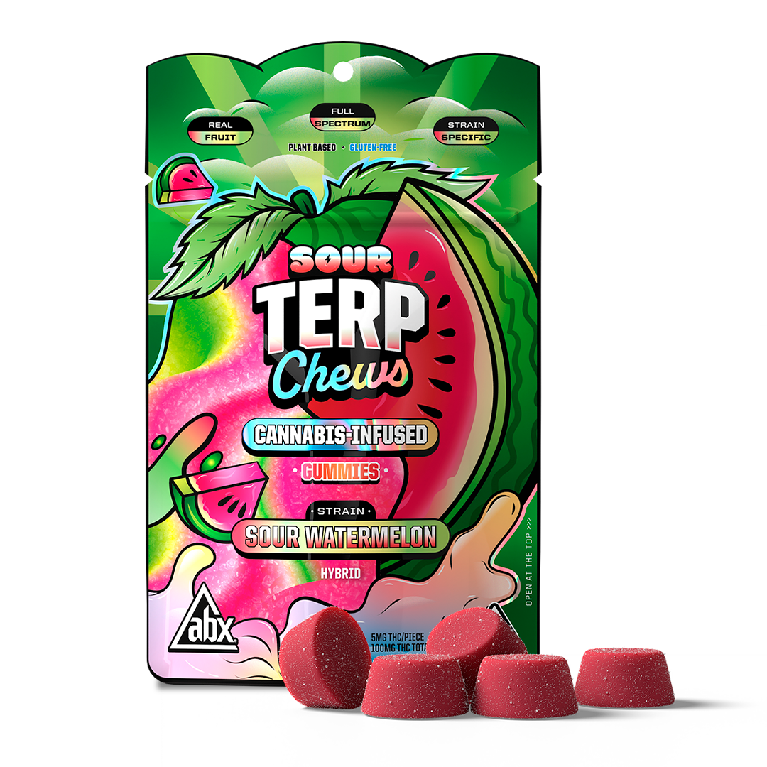 Terp Chews Sour Watermelon Gummies