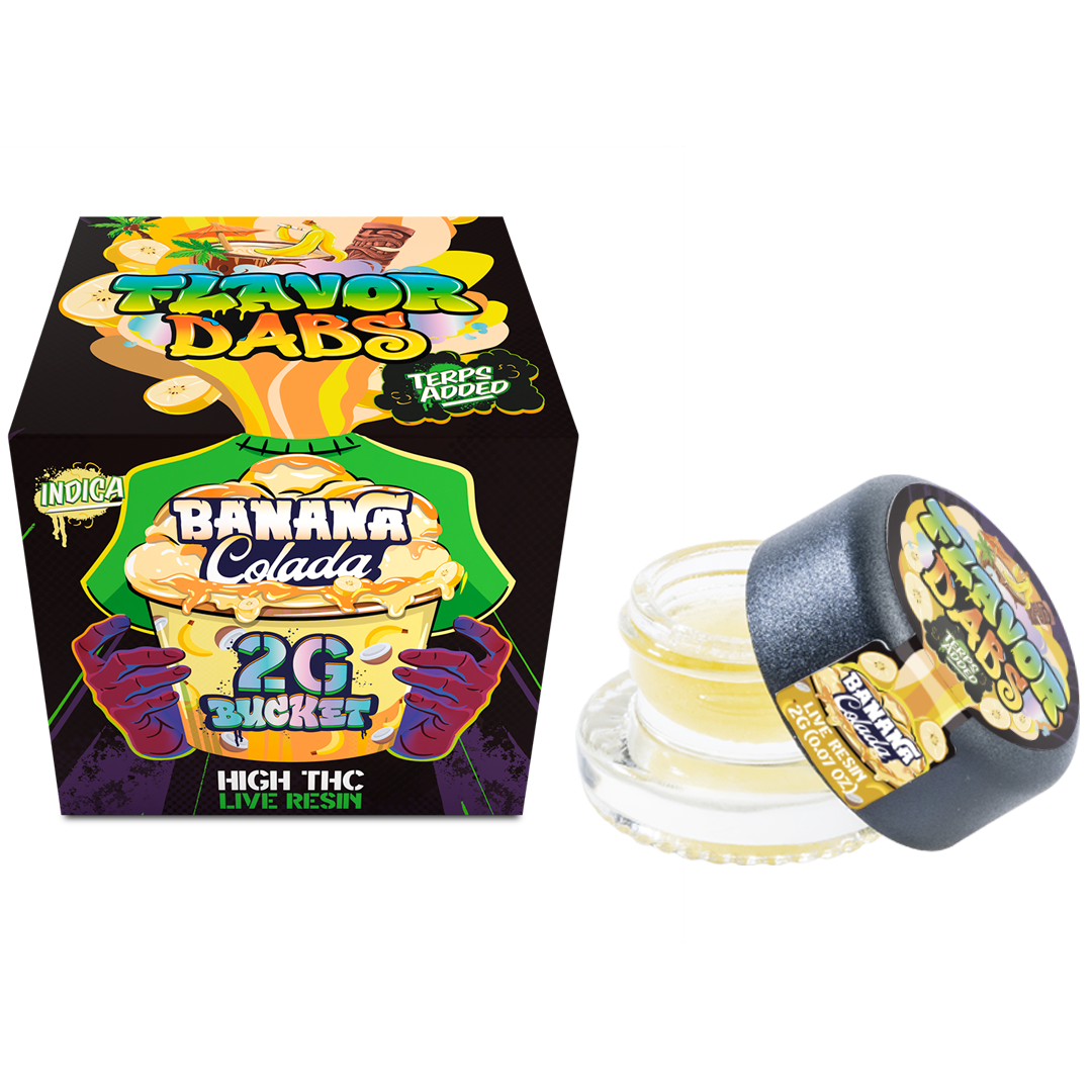 Loud + Clear - Banana Colada Flavor Dabs - 2g Live Resin