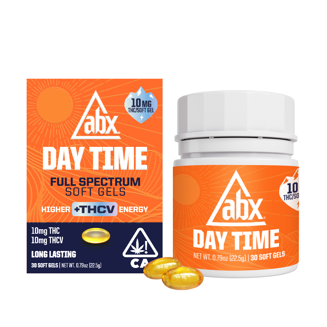 ABX Day Time - 10mg THC + 10mg THCV Soft Gels - 30ct