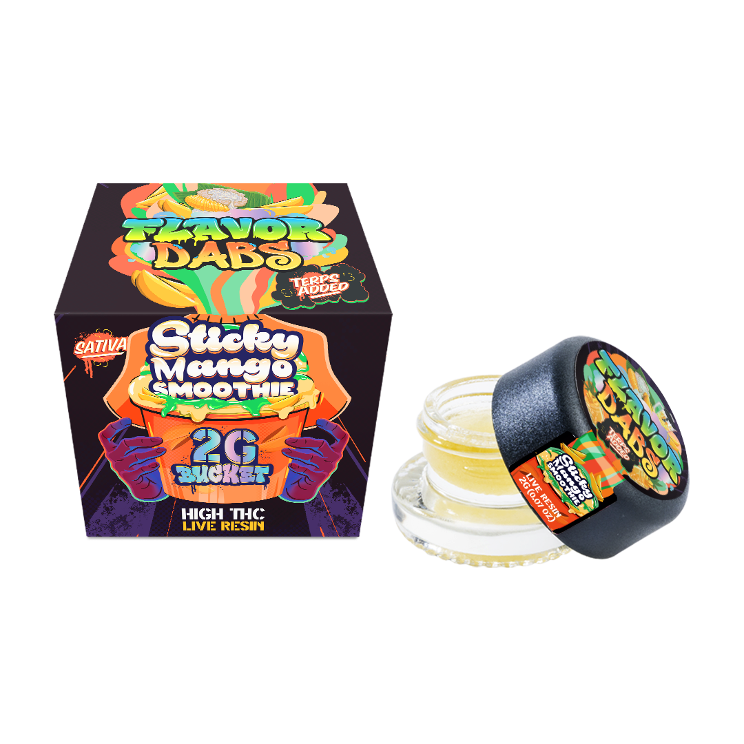 Loud + Clear - Sticky Mango Smoothie Flavor Dabs - 2g Live Resin