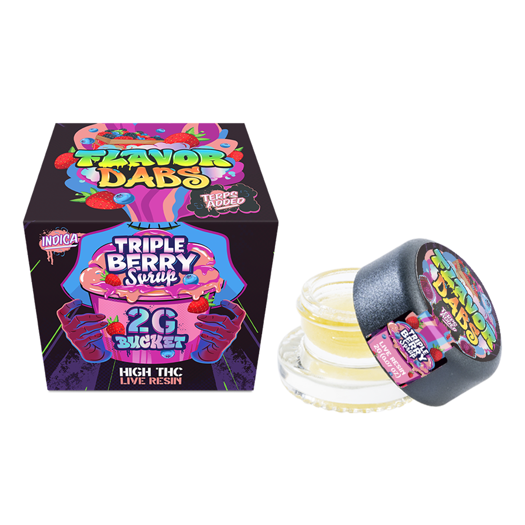 Loud + Clear - Triple Berry Syrup Flavor Dabs - 2g Live Resin