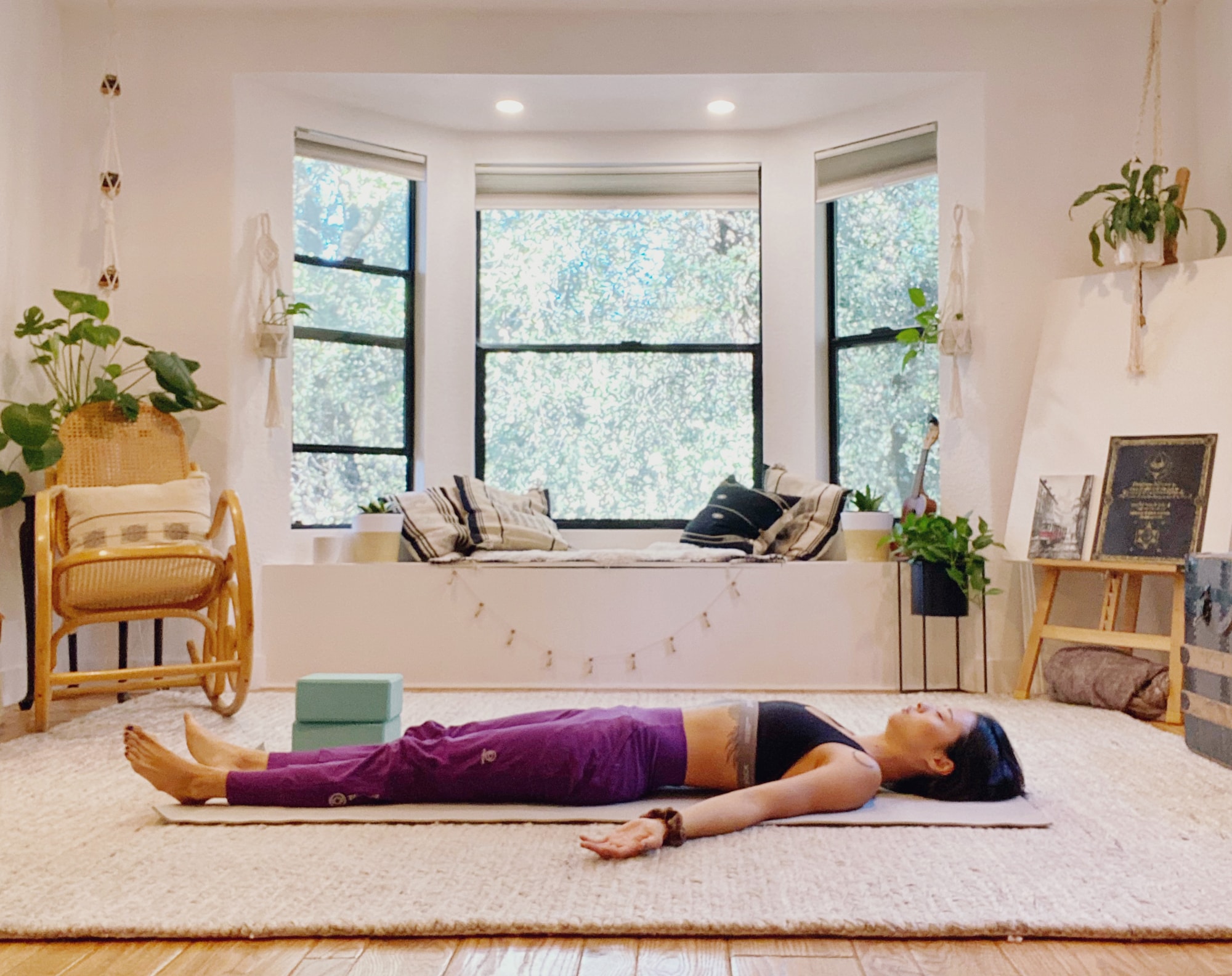 Savasana corpse pose